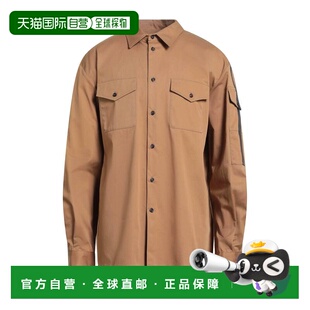 男士 麦昆 衬衫 brown棕色 香港直邮mcqueen 舒适时尚 亚历山大