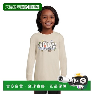 1h可退 香港直邮adidas 阿迪达斯 男童 Adi Expression 长袖T恤(/