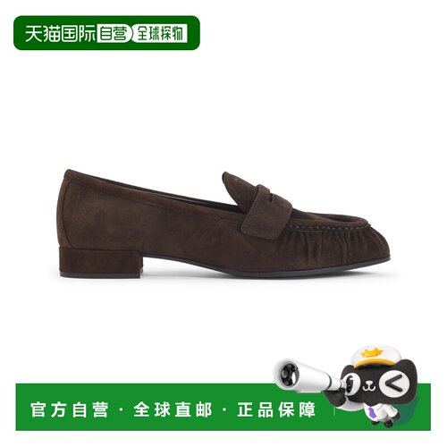 1h可退 香港直邮Prada 普拉达 女士 MORO 绒面革便鞋 1D175OF0200