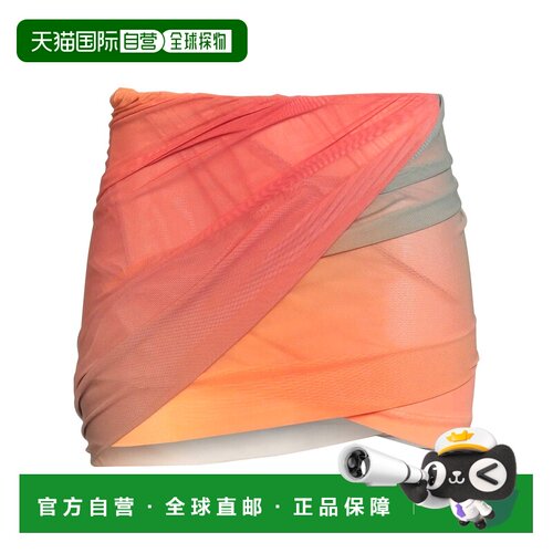 香港直邮The Attico 女士 迷你半身裙 orange 橙色时尚舒适包臀裙