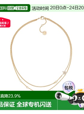 1h可退 自营欧洲直邮DIOR迪奥 项链双链条双层迪丽热巴同款首饰