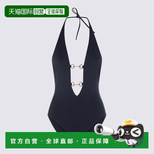 香港直邮GUCCI 女士泳装 SS2026 蓝色 泳衣853149XHAK94026