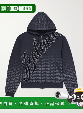 香港直邮1h可退 Balenciaga 巴黎世家 男士 Big B 大拉鍊連帽衫 8