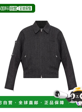 1h可退 香港直邮COURREGES 女士夹克 325CBL308WO01440BLACKHERIT