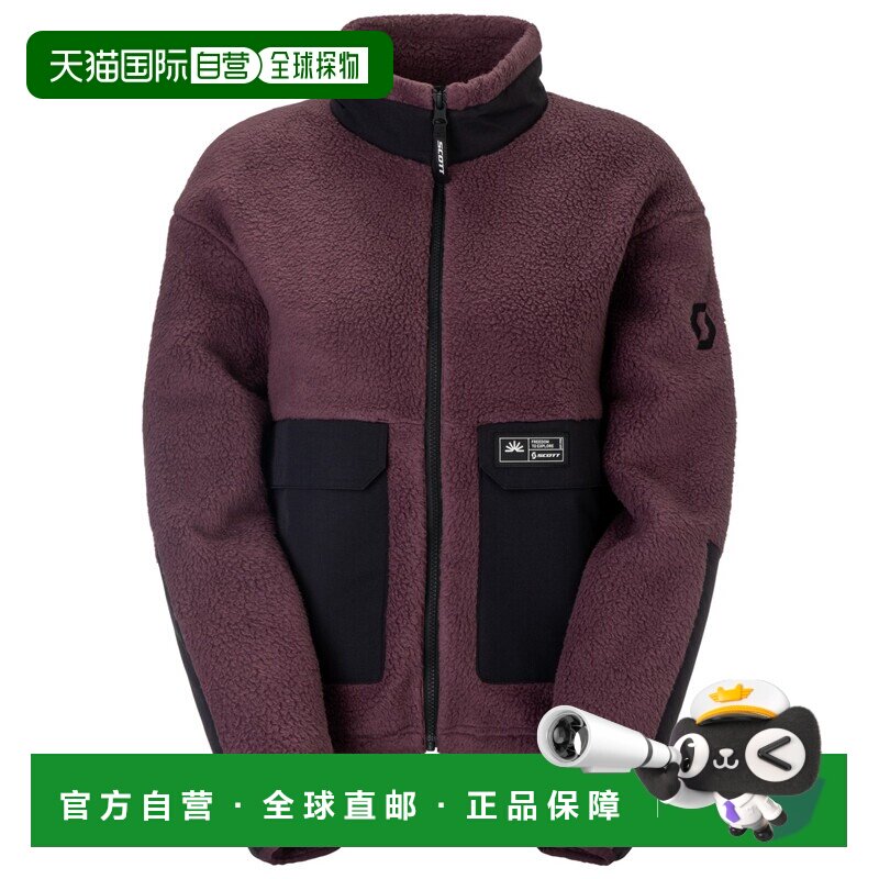 欧洲直邮SCOTT 女士抓绒衣 1057972COCOAREDBLACK CO 花色