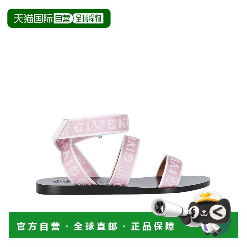 香港直邮Givenchy 标志带平底凉鞋 BE303YE0MQ纪梵希