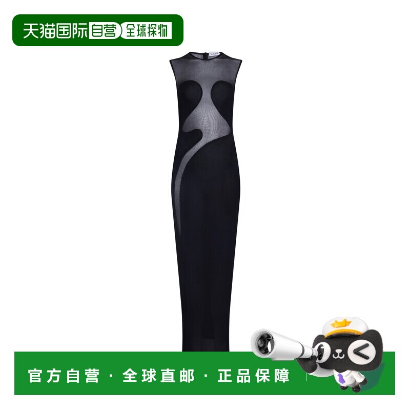 香港直邮Alaia 无袖连衣裙 吊带修身长裙AA9R2654K061A