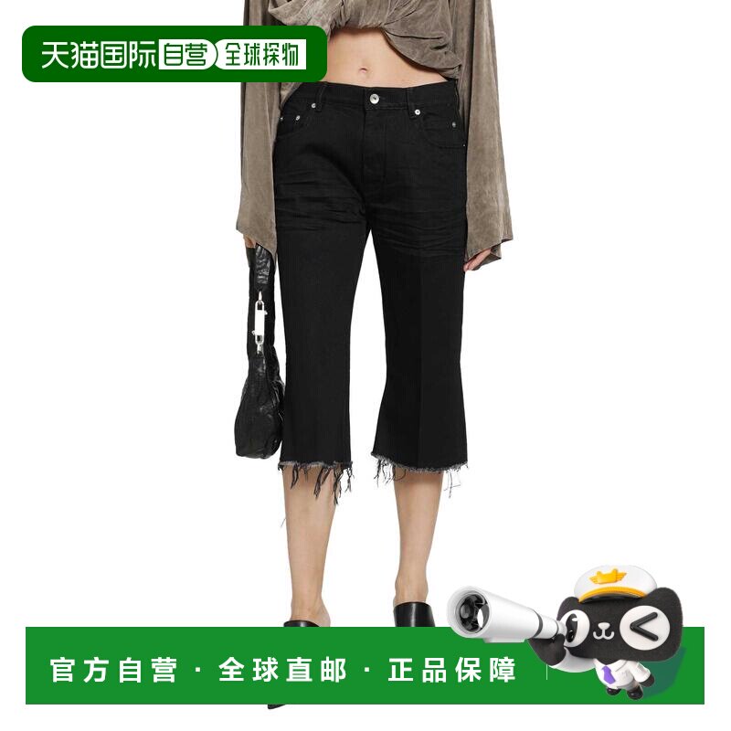 Rick Owens 腰带环牛仔短裤 RO02F5396HDK 【付后1h可退】牛仔裤