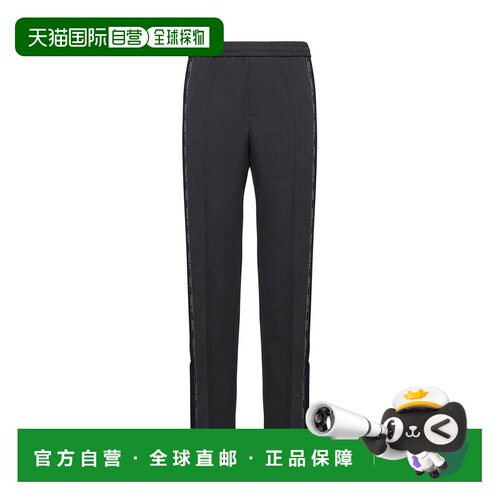 香港直邮GUCCI 男士休闲裤 794413ZAQ1F1027 SS2025 黑色 Dark gr