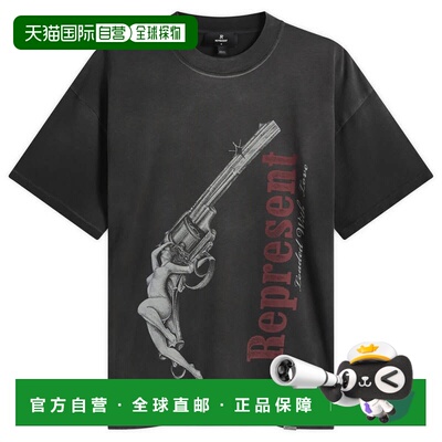 1h可退 香港直邮Represent 男士 Loaded Love T恤 MLM10068204