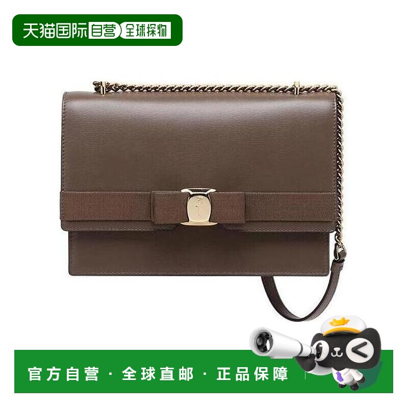 香港直邮Salvatore Ferragamo VARA 蝴蝶结斜挎包 21I284菲拉格慕