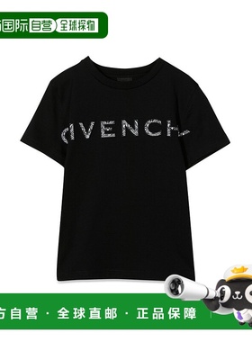 欧洲直邮GIVENCHY 男童T恤H25382K09B纪梵希