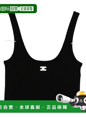 1h可退 香港直邮Celine 思琳 女士 无袖上衣 RY0D2D020 black黑色