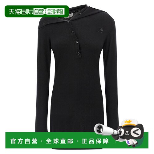 1h可退 香港直邮The Attico 女士 羊绒羊毛连衣裙 251WCA00442100