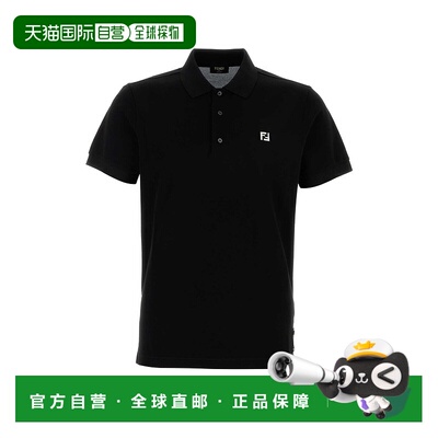 1h可退 香港直邮Fendi 芬迪 男士 珠地布 Polo 衫 FY0985AUA5