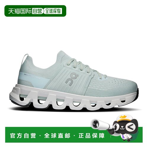 自营欧洲直邮On昂跑 Cloudswift 4女士冲浪蓝/白色聚酯纤维跑步鞋