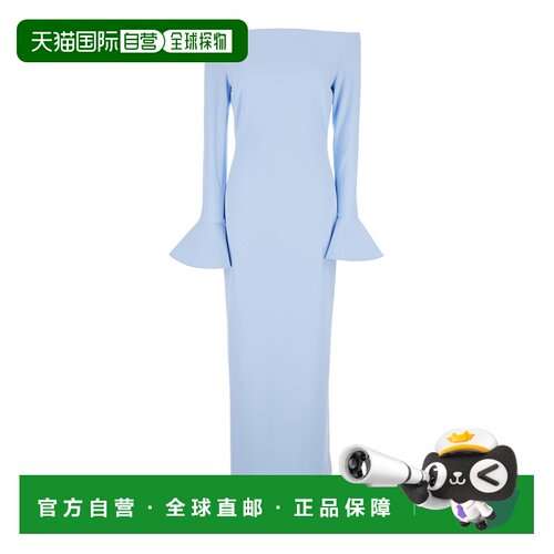 SOLACE LONDON 女士连衣裙 SS2026 OS46053ICEBLUE性感长裙