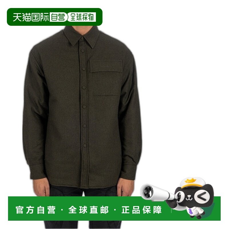 香港直邮Givenchy 徽标长袖衬衫 BM60V214L3纪梵希男装