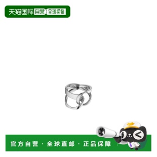 自营欧洲直邮Polene &Eacute;ole女士银色黄铜戒指首饰