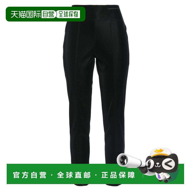 1h可退 香港直邮calvin klein 女士 休闲长裤 black黑色 舒适时尚,女装/女士精品,休闲裤,淘宝优惠券,粉丝福利购,淘宝优惠卷