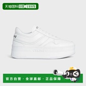 欧洲直邮Celine 赛琳 女士白色织物 自营1h可退 小牛皮休闲运动鞋