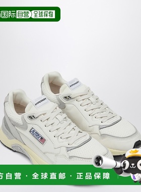 香港直邮AUTRY 男士 Hyperway 网纱白色灰色绒面革运动鞋 HYLMGN0