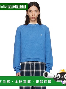 香港直邮Acne Studios 艾克妮 男士 蓝色圆领针织衫 B60382