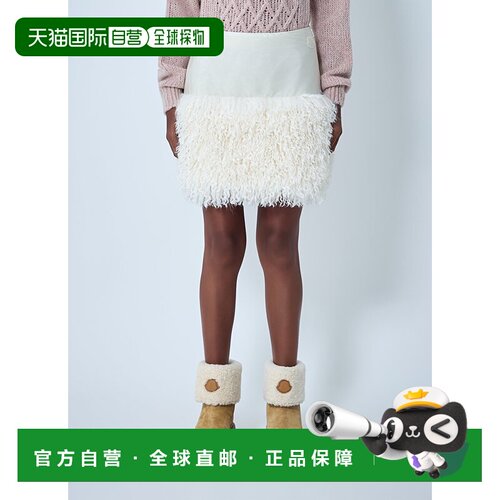1h可退 香港直邮Moncler 盟可睐 女士 Eco 尼龙迷你半身裙 2D0004