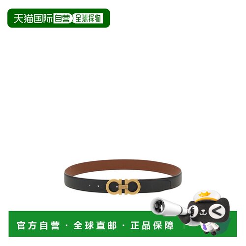 Salvatore Ferragamo 双面可调式Gancini皮带 679【付后1h可退】