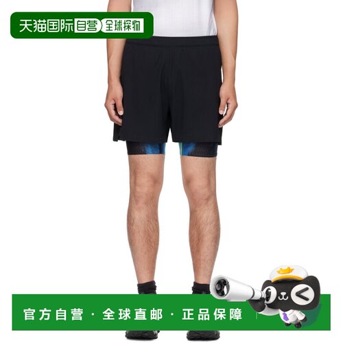 1h可退 香港直邮On 男士 黑色 Pace 短裤 1MF10813398 舒适时尚