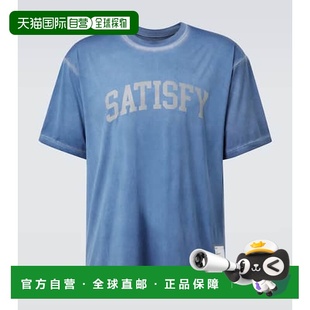 1h可退 香港直邮Satisfy 男士 AuraLite 印花T恤 blue蓝色 舒适时