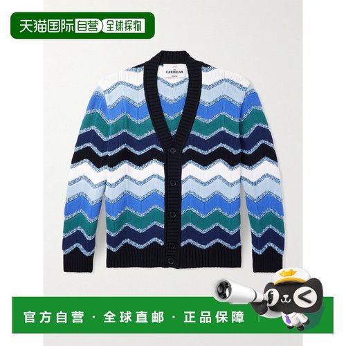 1h可退 香港直邮MISSONI 米索尼 男士 长袖针织开衫 US25SM06BK04