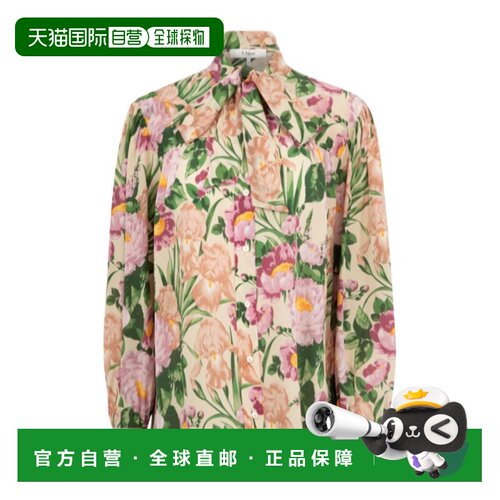 1h可退 香港直邮Chloe 长袖衬衫 CH25AHT19992