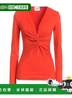 1h可退 香港直邮ISABEL MARANT 女士 基础款T恤 orange橙色 舒适