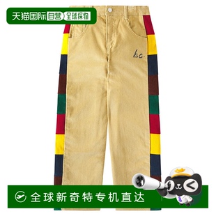 choses 香港直邮bobo 男童 004213 色块灯芯绒直筒长裤 童装