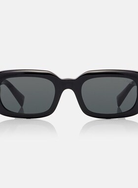 香港直邮Miu Miu 缪缪 女士 徽标矩形太阳眼镜 black黑色 舒适时