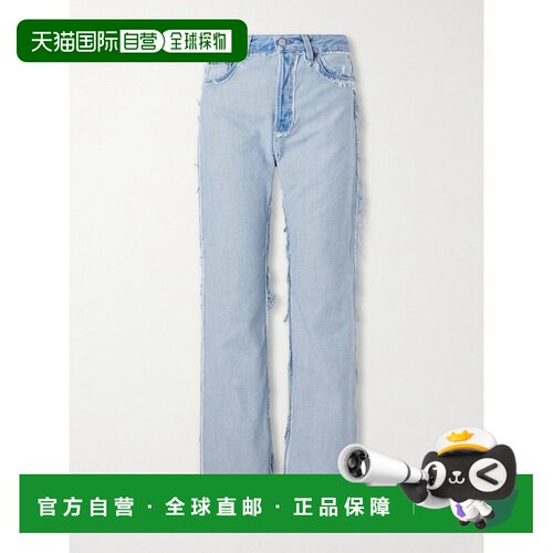香港直邮Acne Studios 艾克妮 女士 Pazer Skeleton 迷你直筒牛仔