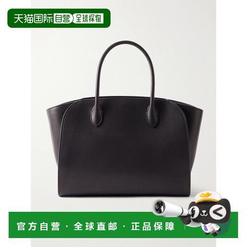 香港直邮The Row 女士 Marlo 12 织纹皮革手提包 W1802L72