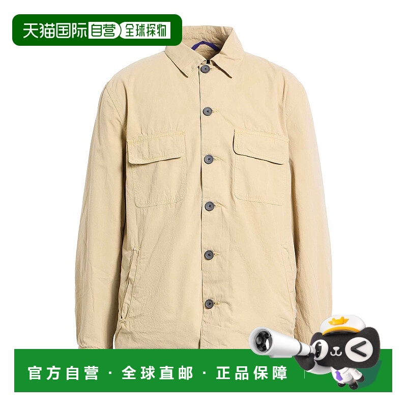 1h可退 香港直邮Paul Smith 男士 纯色衬衫 beige米色 舒适时尚