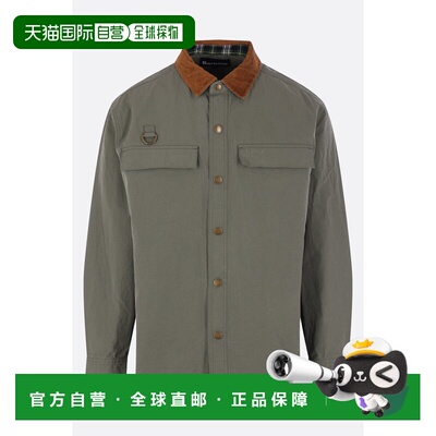 香港直邮barbour 巴伯尔 男士 Spey 衬衫式府绸夹克 MOS0460