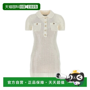 香港直邮Self 女士 1h可退 Portrait 连衣裙 白色钩花迷你Polo衫 式