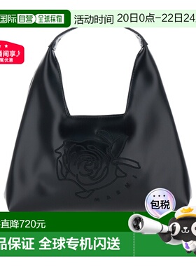 1h可退 香港直邮Marni 花卉图案手提包 M01837M00TKMW114F