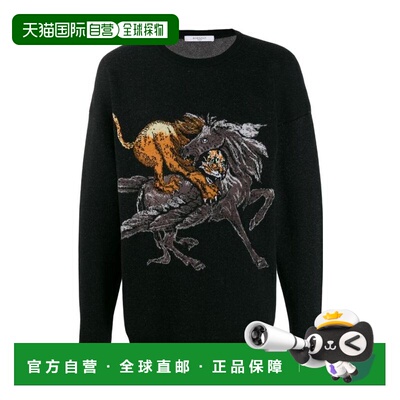 1h可退 香港直邮GIVENCHY 男士针织衫 BM90B04Y52002 AW2019 棕色