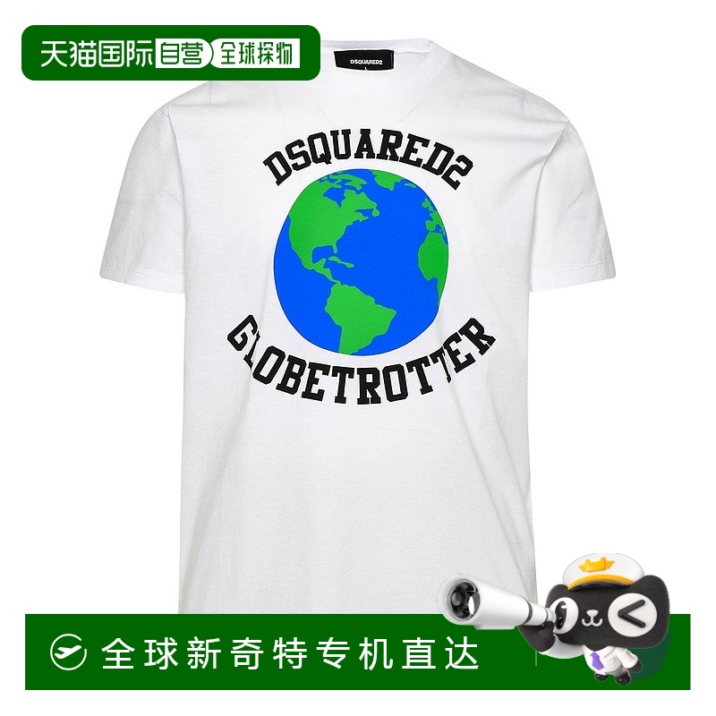 1h可退 香港直邮Dsquared2 二次方 男士 徽标短袖T恤 S74GD1030S2
