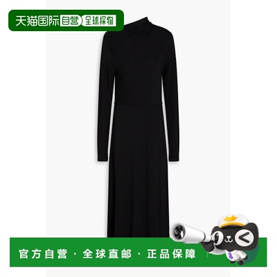 香港直邮toteme 女士 垂褶弹性针织中长连衣裙 251WRD4459FB0162B
