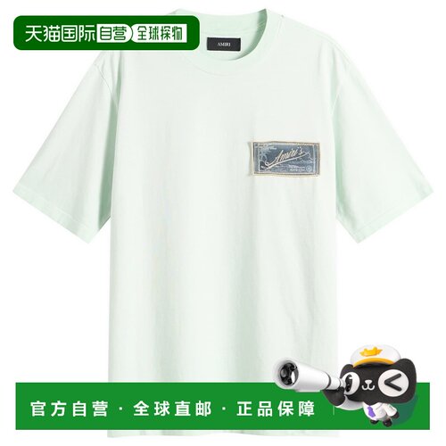 香港直邮AMIRI 男士 Quality Goods 拼缀T恤 AMTOJR1145