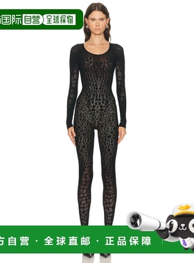 1h可退 香港直邮Wolford 女士 Reptile 网状连体裤 53436