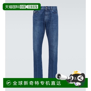范思哲 香港直邮Versace 男士 001180 Medusa 直筒牛仔裤