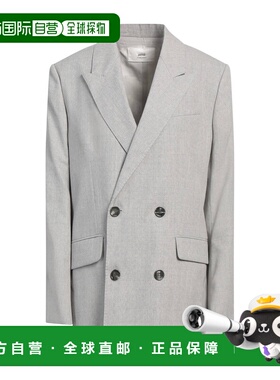 香港直邮Ami Paris 女士 西装外套 grey灰色 舒适时尚