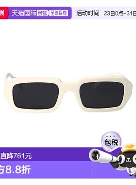 1h可退 香港直邮Prada 普拉达 女士 白色醋纤太阳眼镜 0PRA12S17K